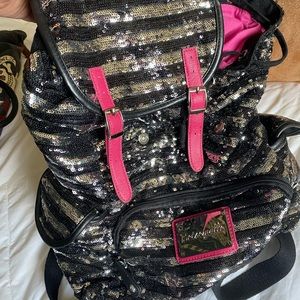 Betsy Johnson sparkly backpack!